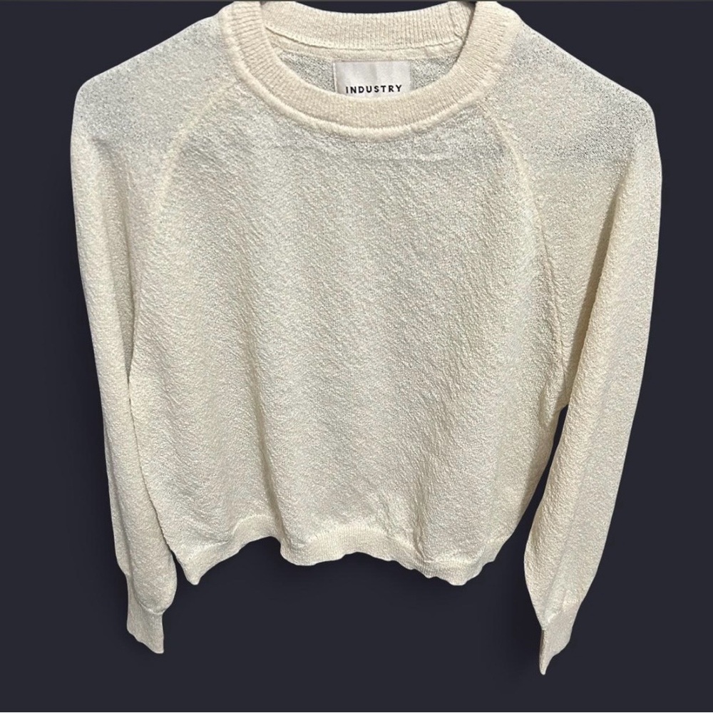 Industry Republic Cream Light Knit Sweater